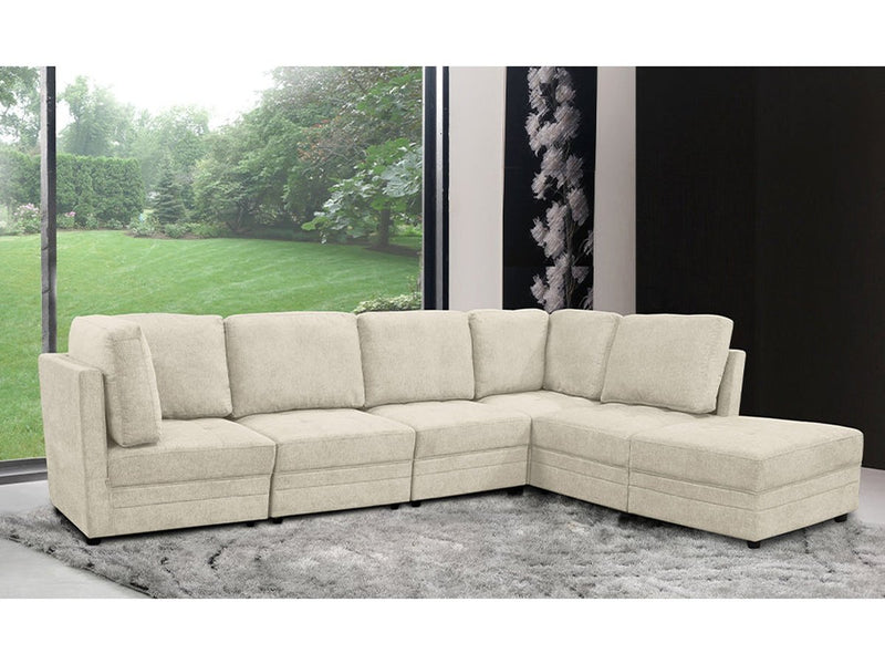 Brentwood 6-pc Fabric Modular Sectional Set