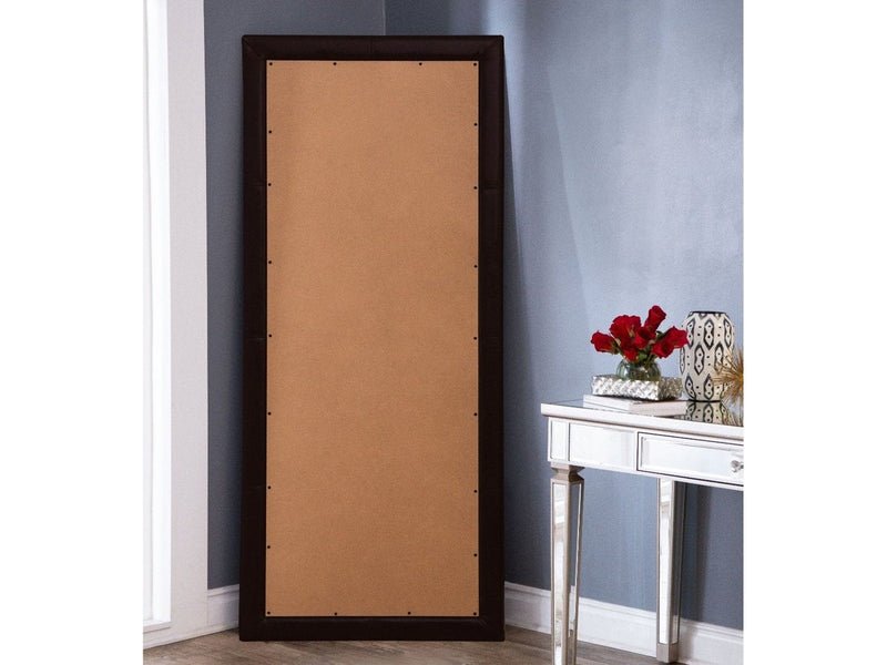 Delano Leather Floor Mirror