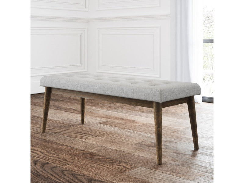 Retro Tufted Bench