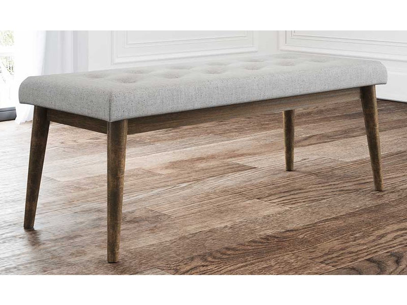 Retro Tufted Bench
