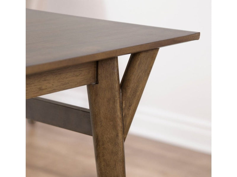 Retro Mid-Century Wood 6-pc Dining Set