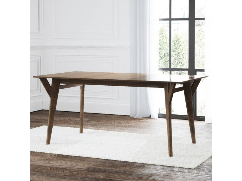 Retro Mid-Century Wood 6-pc Dining Set