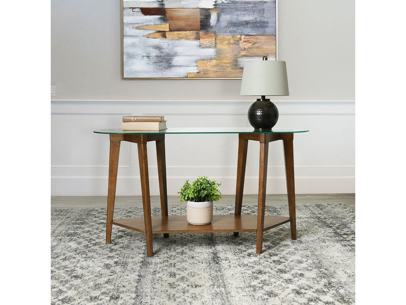 Marten Wood & Glass Console Table