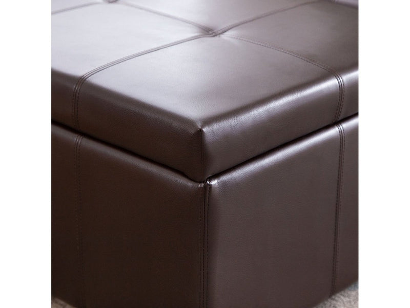 Frankfurt Double Flip-Storage Ottoman