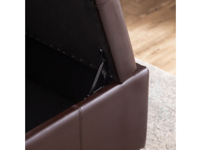 Frankfurt Double Flip-Storage Ottoman