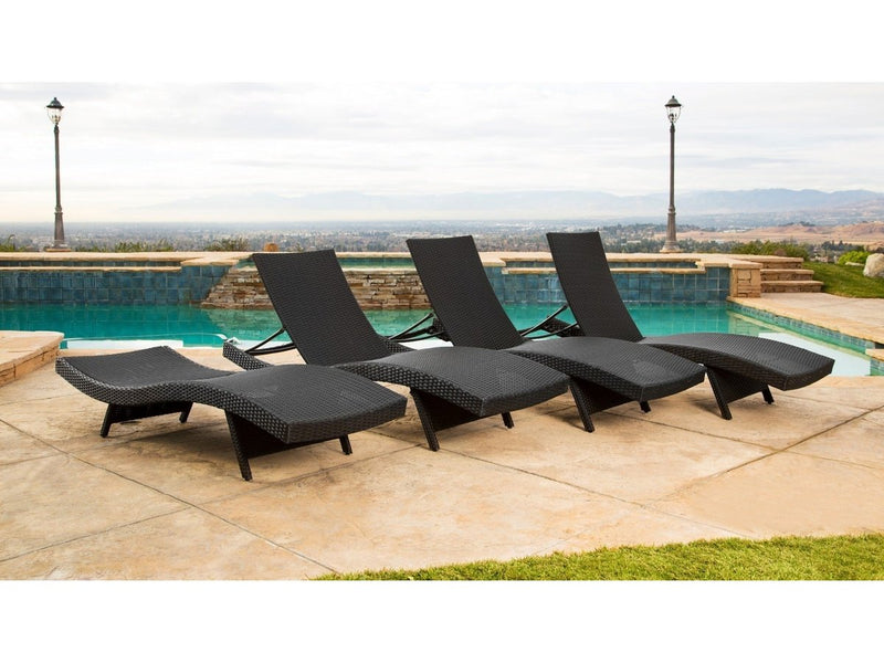 Palermo® Wicker Outdoor Chaise (Set of 4)