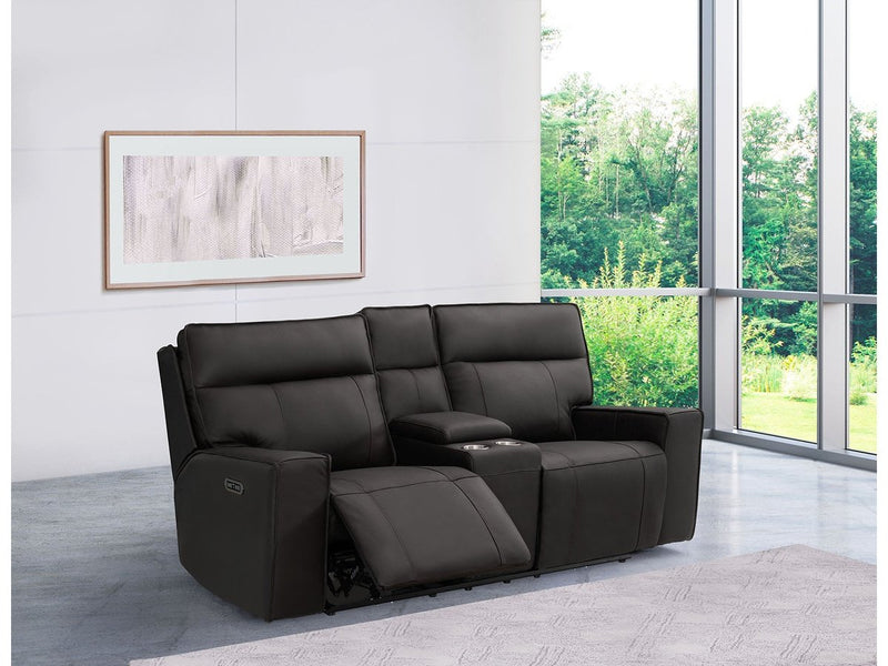 Layton 2-pc Leather Power Reclining Set