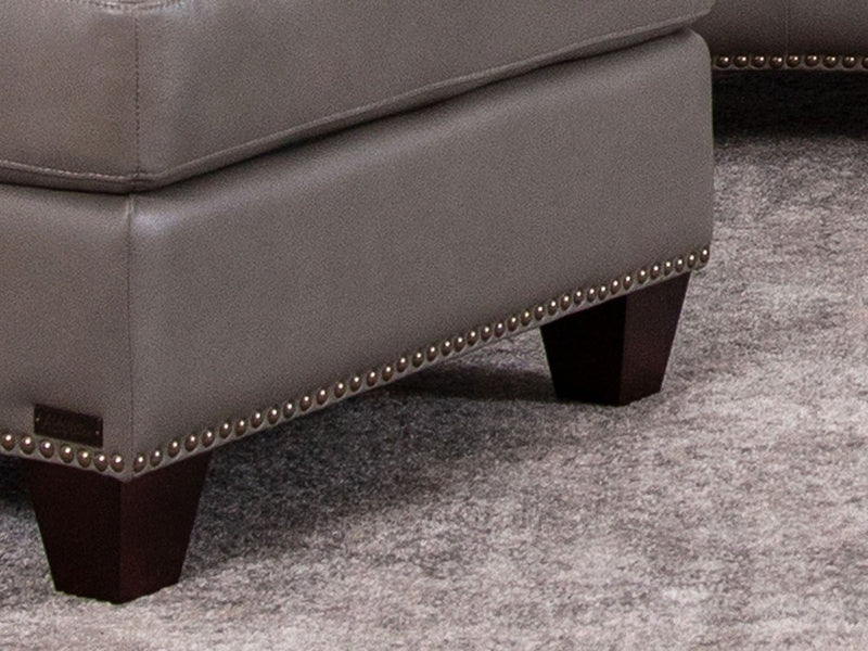 Landon Leather Ottoman