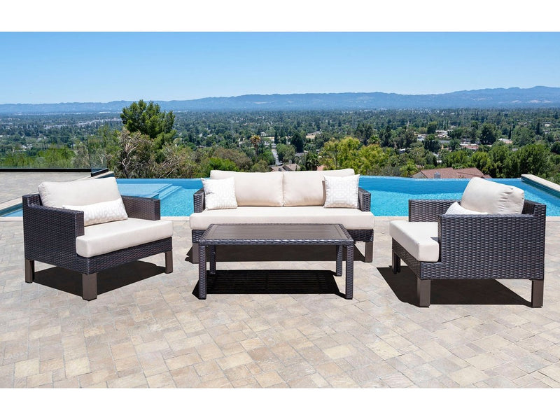 Montecito Outdoor 4-pc Patio Seating Set