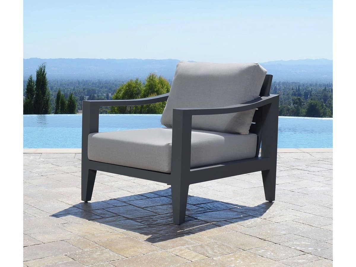 Hyland Hills 4-pc Outdoor Seating Set - Gray Aluminum