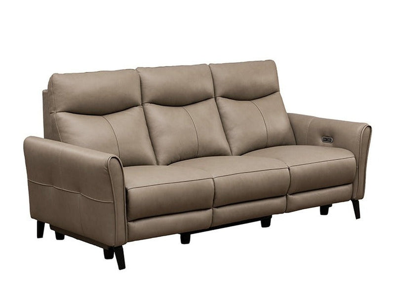 Oswald Leather Power Reclining Sofa with Power Headrests