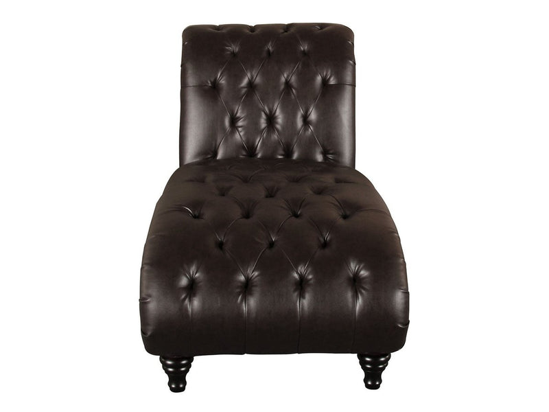 Alessio Tufted Leather Chaise